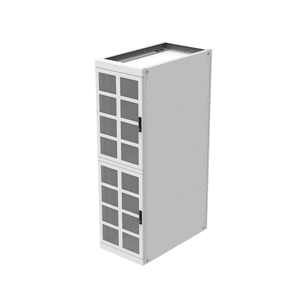 47U White Colocation Cabinet Rack