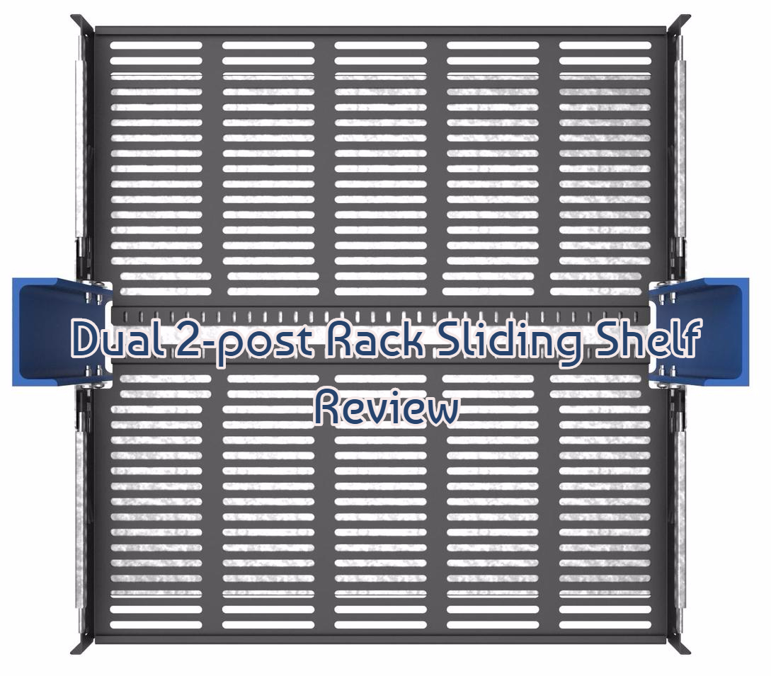 Dual 2-post Rack Sliding Shelf - RackSolutions